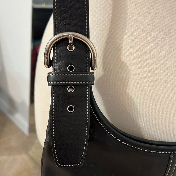 Coach Black Leather Crossbody Bag - Picture 6 of 9